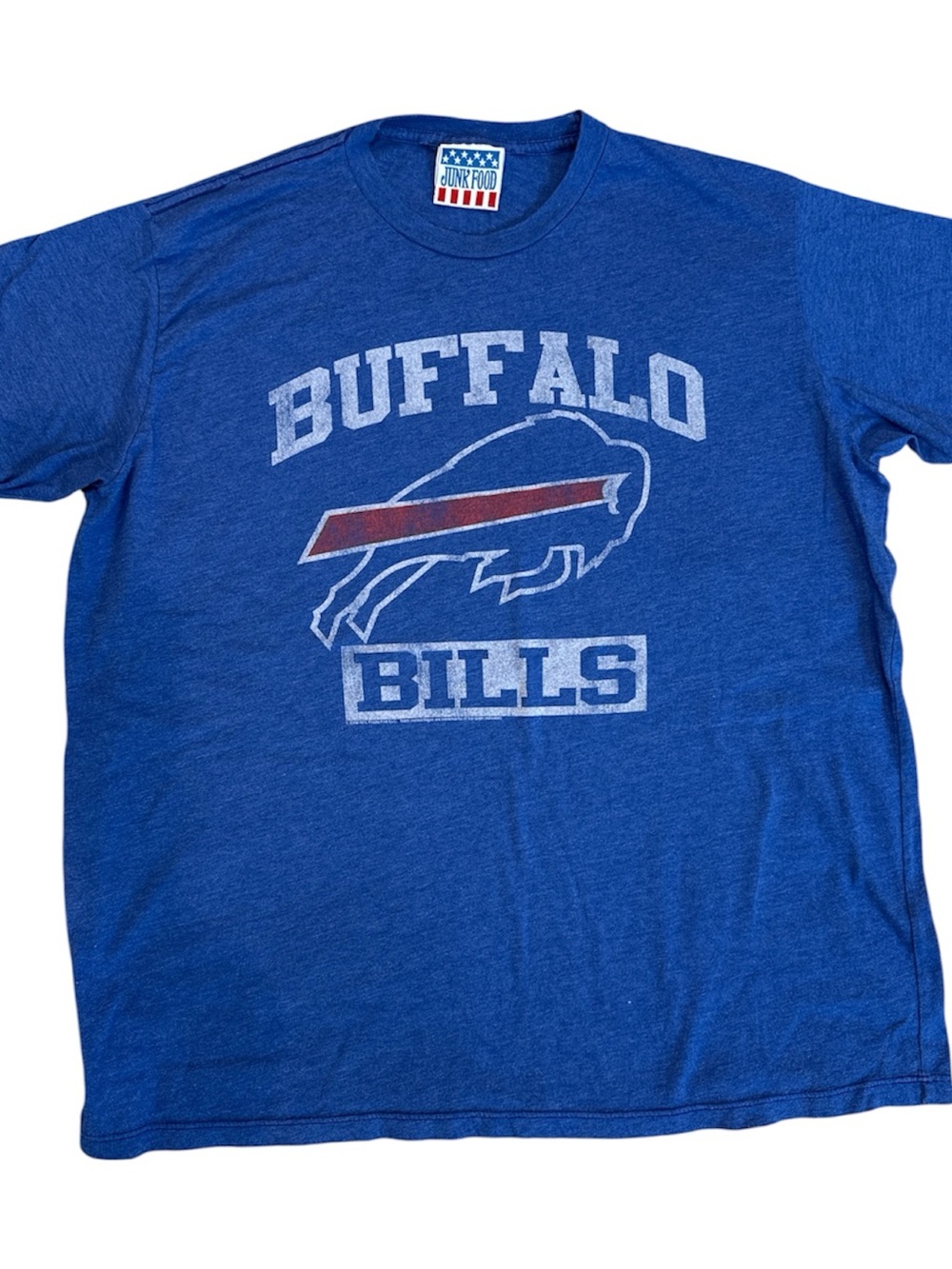Junk Food Buffalo Bills Blue Graphic Tee Size Large